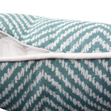 20 x 20 Outdoor Pillow Helm Teal- Poly Insert