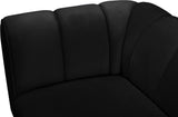 Beaumont Velvet Modern Chair – Luxurious Black Upholstery with Gold-Tipped Legs & Deep Tufting Comfort