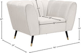 Beaumont Velvet Modern Chair – Luxurious Black Upholstery with Gold-Tipped Legs & Deep Tufting Comfort