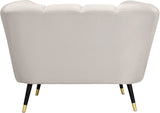 Beaumont Velvet Modern Chair – Luxurious Black Upholstery with Gold-Tipped Legs & Deep Tufting Comfort