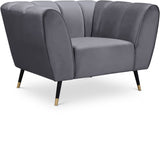 Beaumont Velvet Modern Chair – Luxurious Black Upholstery with Gold-Tipped Legs & Deep Tufting Comfort