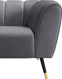 Beaumont Velvet Modern Chair – Luxurious Black Upholstery with Gold-Tipped Legs & Deep Tufting Comfort