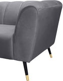 Beaumont Velvet Modern Chair – Luxurious Black Upholstery with Gold-Tipped Legs & Deep Tufting Comfort