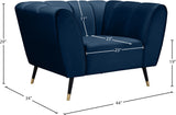 Beaumont Velvet Modern Chair – Luxurious Black Upholstery with Gold-Tipped Legs & Deep Tufting Comfort