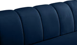 Beaumont Velvet Sofa - Luxurious Black Upholstery with Gold-Tipped Legs & Deep Tufted Comfort Design