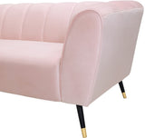 Beaumont Velvet Sofa - Luxurious Black Upholstery with Gold-Tipped Legs & Deep Tufted Comfort Design