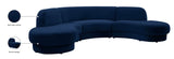 Rosa Velvet Three-Piece Sectional Sofa – Stylish Comfort for Modern Living Rooms and Spaces