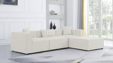 Cube Modular Sectional Sofa - Elegant Linen Textured Design for Customizable Comfort & Style