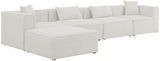 Cube Modular Sectional Sofa - Elegant Linen Textured Design for Customizable Comfort & Style
