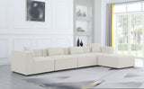 Cube Modular Sectional Sofa - Elegant Linen Textured Design for Customizable Comfort & Style