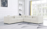 Cube Modular Sectional Sofa - Elegant Linen Textured Design for Customizable Comfort & Style