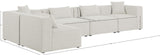 Cube Modular Sectional Sofa - Elegant Linen Textured Design for Customizable Comfort & Style