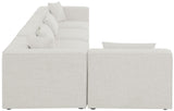 Cube Modular Sectional Sofa - Elegant Linen Textured Design for Customizable Comfort & Style