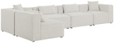 Cube Modular Sectional Sofa - Elegant Linen Textured Design for Customizable Comfort & Style