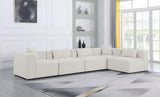 Cube Modular Sectional Sofa - Elegant Linen Textured Design for Customizable Comfort & Style