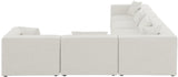 Cube Modular Sectional Sofa - Elegant Linen Textured Design for Customizable Comfort & Style