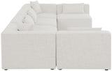 Cube Modular Sectional Sofa - Elegant Linen Textured Design for Customizable Comfort & Style