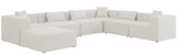 Cube Modular Sectional Sofa - Elegant Linen Textured Design for Customizable Comfort & Style