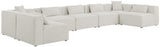 Cube Modular Sectional Sofa - Elegant Linen Textured Design for Customizable Comfort & Style