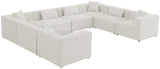 Cube Modular Sectional Sofa - Elegant Linen Textured Design for Customizable Comfort & Style