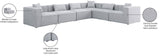 Cube Modular Sectional Sofa - Elegant Cream Linen Fabric with Customizable Configurations & Style