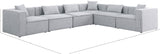 Cube Modular Sectional Sofa - Elegant Cream Linen Fabric with Customizable Configurations & Style