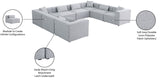Cube Modular Sectional Sofa - Elegant Cream Linen Fabric with Customizable Configurations & Style