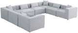 Cube Modular Sectional Sofa - Elegant Cream Linen Fabric with Customizable Configurations & Style