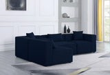 Cube Modular Sectional Sofa - Elegant Cream Linen Upholstery for Customizable Contemporary Comfort