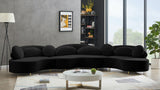 Vivacious Velvet Sectional Sofa Set with Gold & Chrome Legs, Pillows Included for Ultimate Comfort