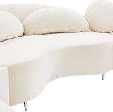 Vivacious Velvet Sectional Sofa Set with Gold & Chrome Legs, Pillows Included for Ultimate Comfort