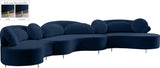 Vivacious Velvet Sectional Sofa Set with Gold & Chrome Legs, Pillows Included for Ultimate Comfort