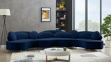 Vivacious Velvet Sectional Sofa Set with Gold & Chrome Legs, Pillows Included for Ultimate Comfort