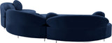 Vivacious Velvet Sectional Sofa Set with Gold & Chrome Legs, Pillows Included for Ultimate Comfort
