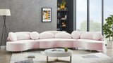 Vivacious Velvet Sectional Sofa Set with Gold & Chrome Legs, Pillows Included for Ultimate Comfort