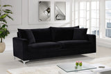 Naomi Velvet Sofa - Luxurious Comfort with Customizable Legs & Cozy Pillows for Stylish Living Rooms
