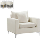 Naomi Velvet Chair – Luxurious Contemporary Design with Customizable Legs and Cozy Pillows Included