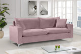 Naomi Velvet Sofa - Luxurious Comfort with Customizable Legs & Cozy Pillows for Stylish Living Rooms