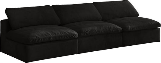Cozy Modular Armless Sofa – Experience Cloud-Like Comfort with Soft Fiber-Filled Cushions Today!
