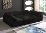 Cozy Velvet Modular Sectional Sofa – Luxurious Cloud-Like Comfort for Elegant Living Spaces