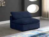 Cozy Armless Modular Chair: Luxurious Fiber-Filled Cushions for Ultimate Comfort and Style