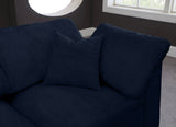 Cozy 4-Piece Modular Sectional Sofa - Luxurious Fiber-Filled Cushions for Ultimate Comfort and Style