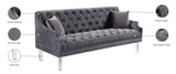 Roxy Contemporary Sofa - Elegant Design with Deep Button Tufting, Acrylic Legs for Modern Living Room
