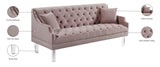 Roxy Contemporary Sofa - Elegant Design with Deep Button Tufting, Acrylic Legs for Modern Living Room