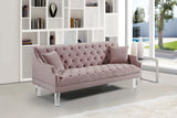 Roxy Contemporary Sofa - Elegant Design with Deep Button Tufting, Acrylic Legs for Modern Living Room