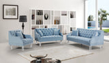 Roxy Contemporary Sofa - Elegant Design with Deep Button Tufting, Acrylic Legs for Modern Living Room