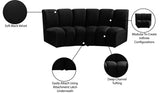 Infinity Modular Sectional Sofa - Luxurious Soft Upholstery with Deep Channel Tufting Design