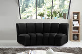 Infinity Modular Sectional Sofa - Luxurious Soft Upholstery with Deep Channel Tufting Design