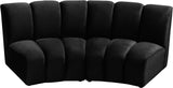Infinity Modular Sectional Sofa - Luxurious Soft Upholstery with Deep Channel Tufting Design