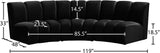 Infinity Modular Sectional Sofa - Soft Velvet Upholstery, Deep Tufting, Contemporary Design, Versatile Style